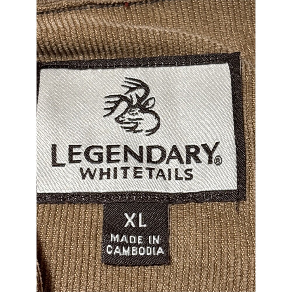 Legendary Whitetails Buck Camp XL 100% Cotton Rust/Blue/White Plaid Flip Cuff